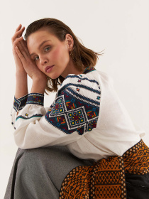 Вышитая рубашка Svarga модель SV-FB00626-1111-10001 Фото