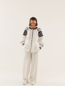 Вышитая рубашка Svarga модель SV-FB00626-1111-10001 Фото