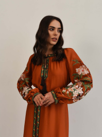 Вышитое платье Svarga модель SV-FD00443-1160-10020 Фото