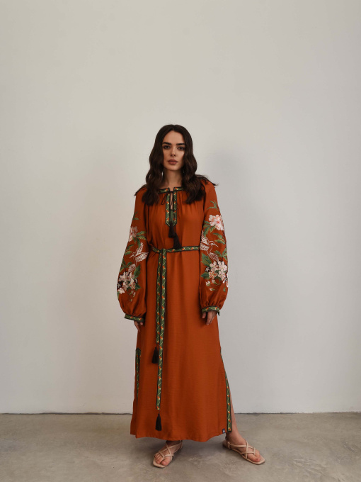 Вышитое платье Svarga модель SV-FD00443-1160-10020 Фото