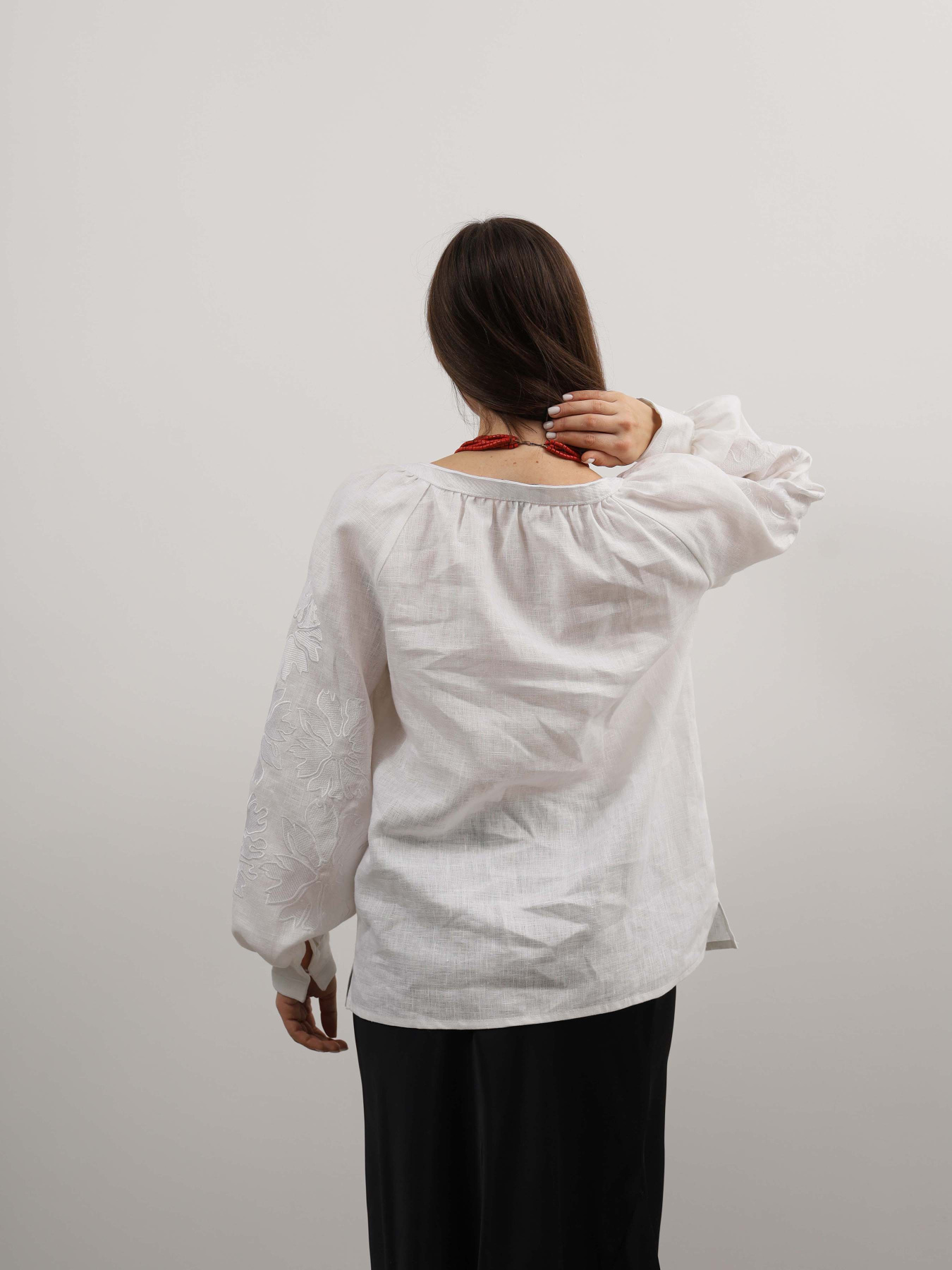 Вышитая рубашка Svarga модель SV-FD00559-1111-10001 Фото