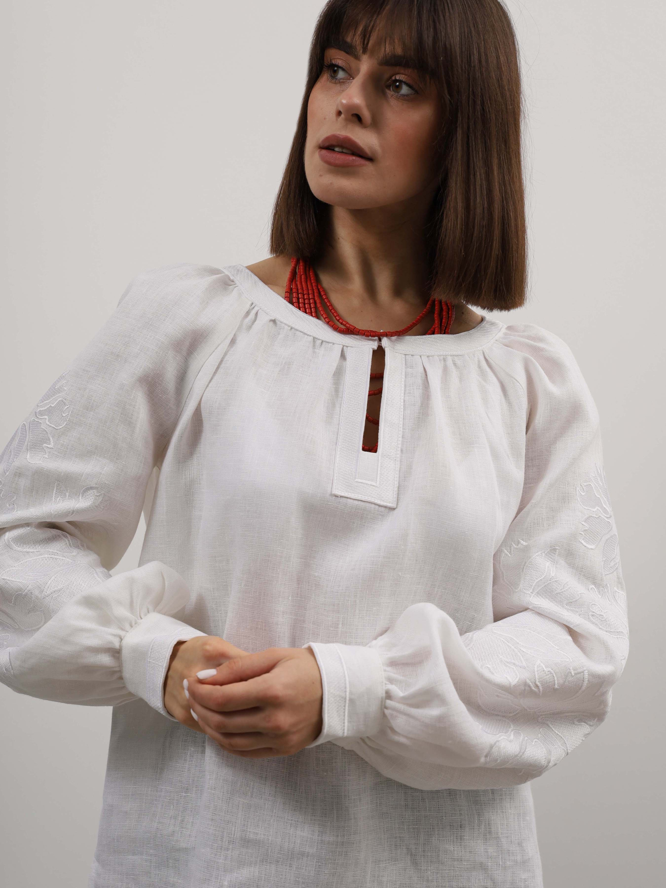 Вышитая рубашка Svarga модель SV-FD00559-1111-10001 Фото