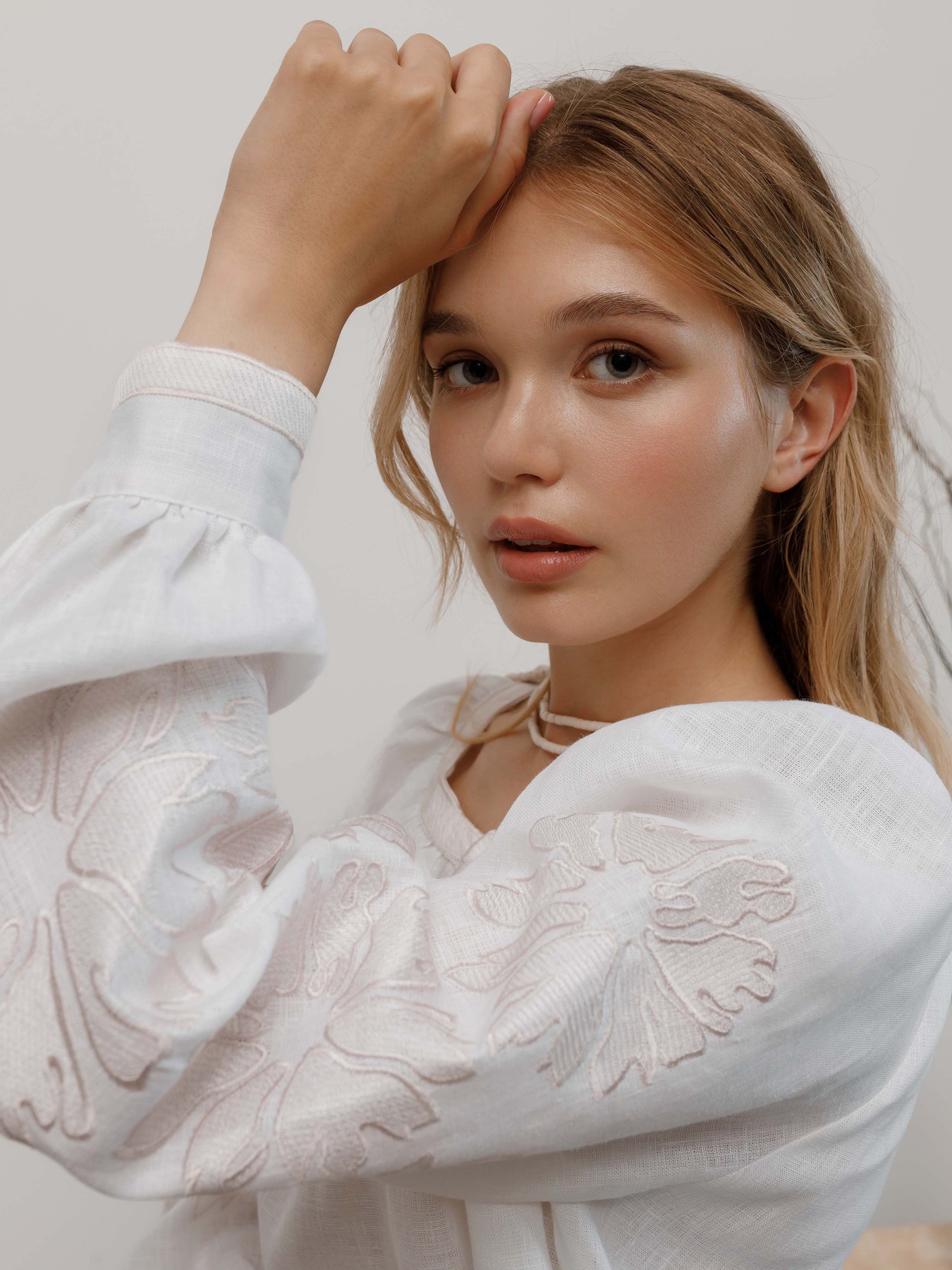 Вышитая рубашка Svarga модель SV-FB00496-1111-10001 Фото