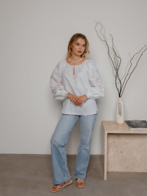 Вышитая рубашка Svarga модель SV-FB00496-1111-10001 Фото