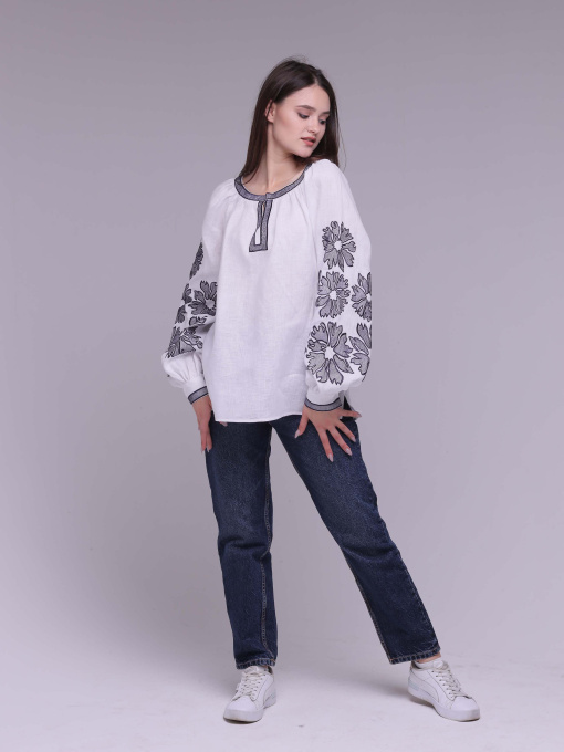 Вышитая рубашка Svarga модель SV-FB00495-1111-10001 Фото