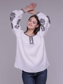 Вышитая рубашка Svarga модель SV-FB00495-1111-10001 Фото