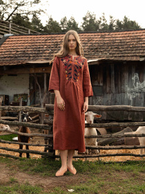 Вышитое платье Svarga модель SV-FD00655-1111-10030 Фото