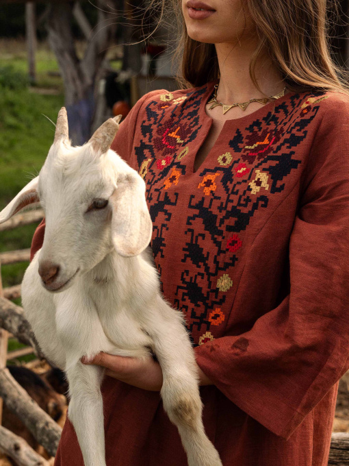 Вишита сукня Svarga модель SV-FD00655-1111-10030 Фото