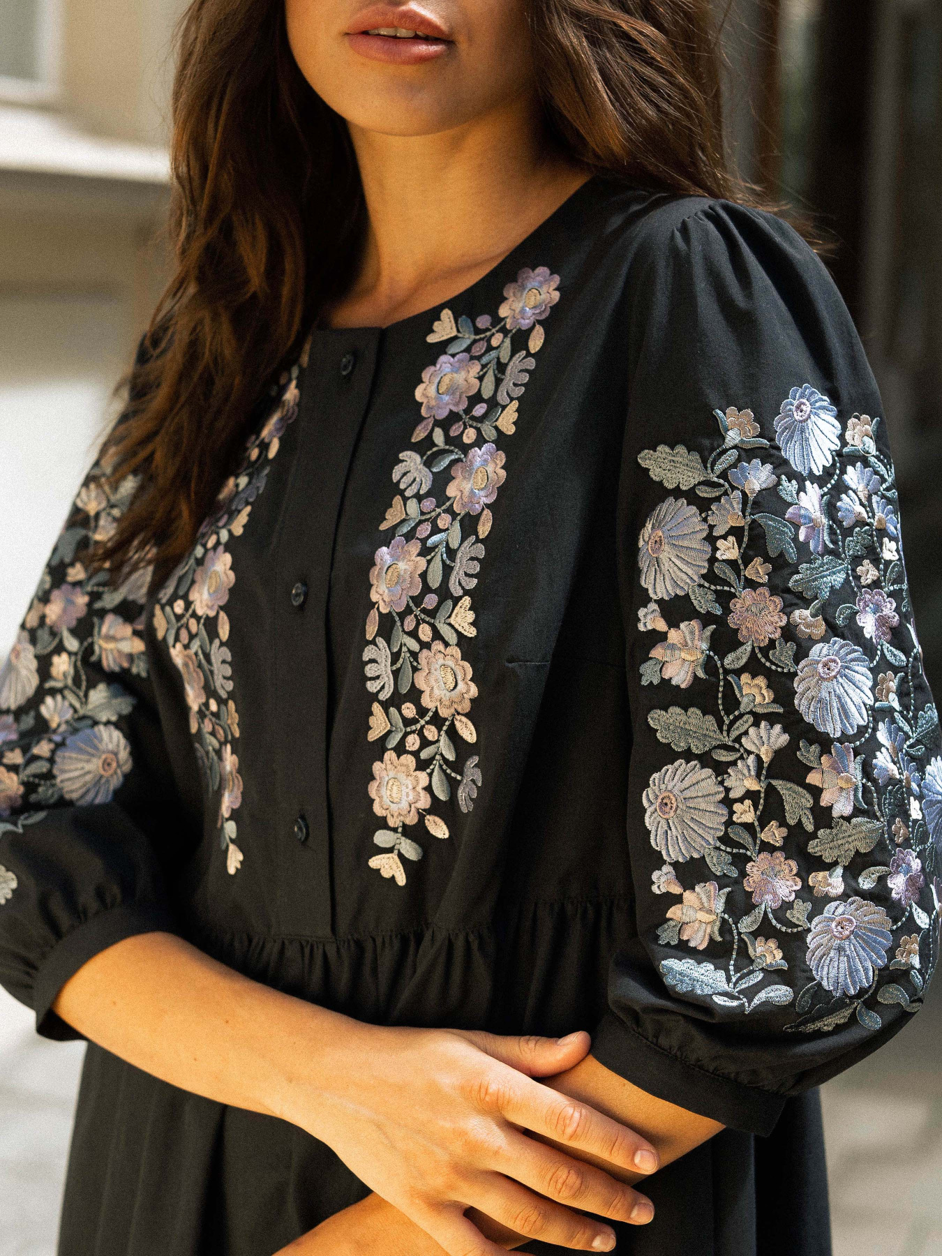 Вышитое платье Svarga модель SV-FD00649-1185-10012 Фото