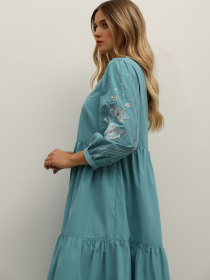 Вышитое платье Svarga модель SV-FD00650-1185-10029 Фото