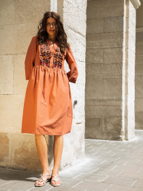 Вышитое платье Svarga модель SV-FD00648-1185-10030 Фото