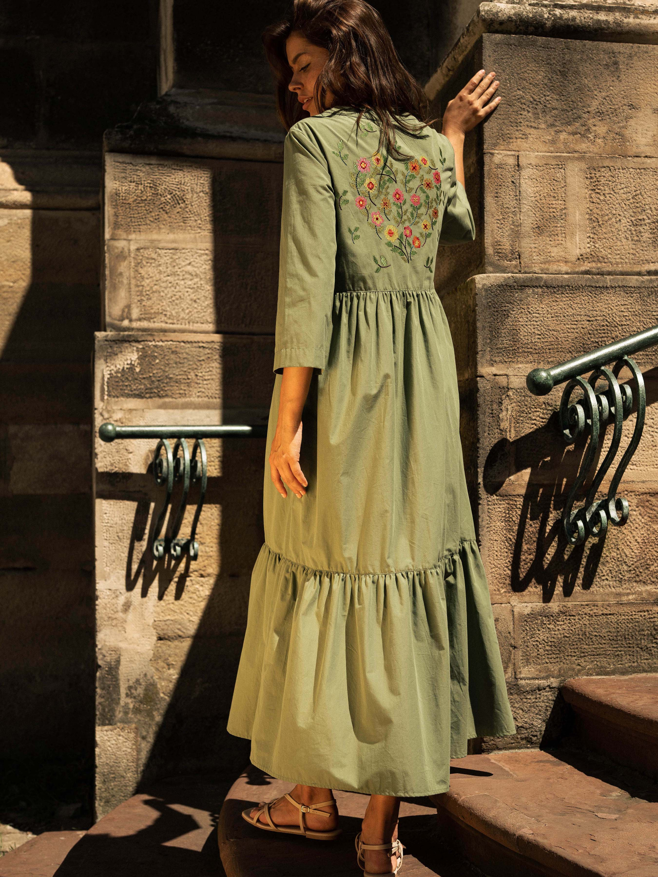 Вышитое платье Svarga модель SV-FD00646-1185-10041 Фото