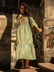 Вышитое платье Svarga модель SV-FD00646-1185-10041 Фото