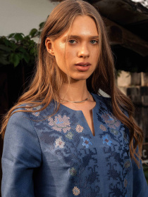 Вышитое платье Svarga модель SV-FD00656-1111-10029 Фото