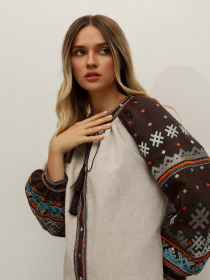 Вышитая рубашка Svarga модель SV-FB00651-1175-10002 Фото