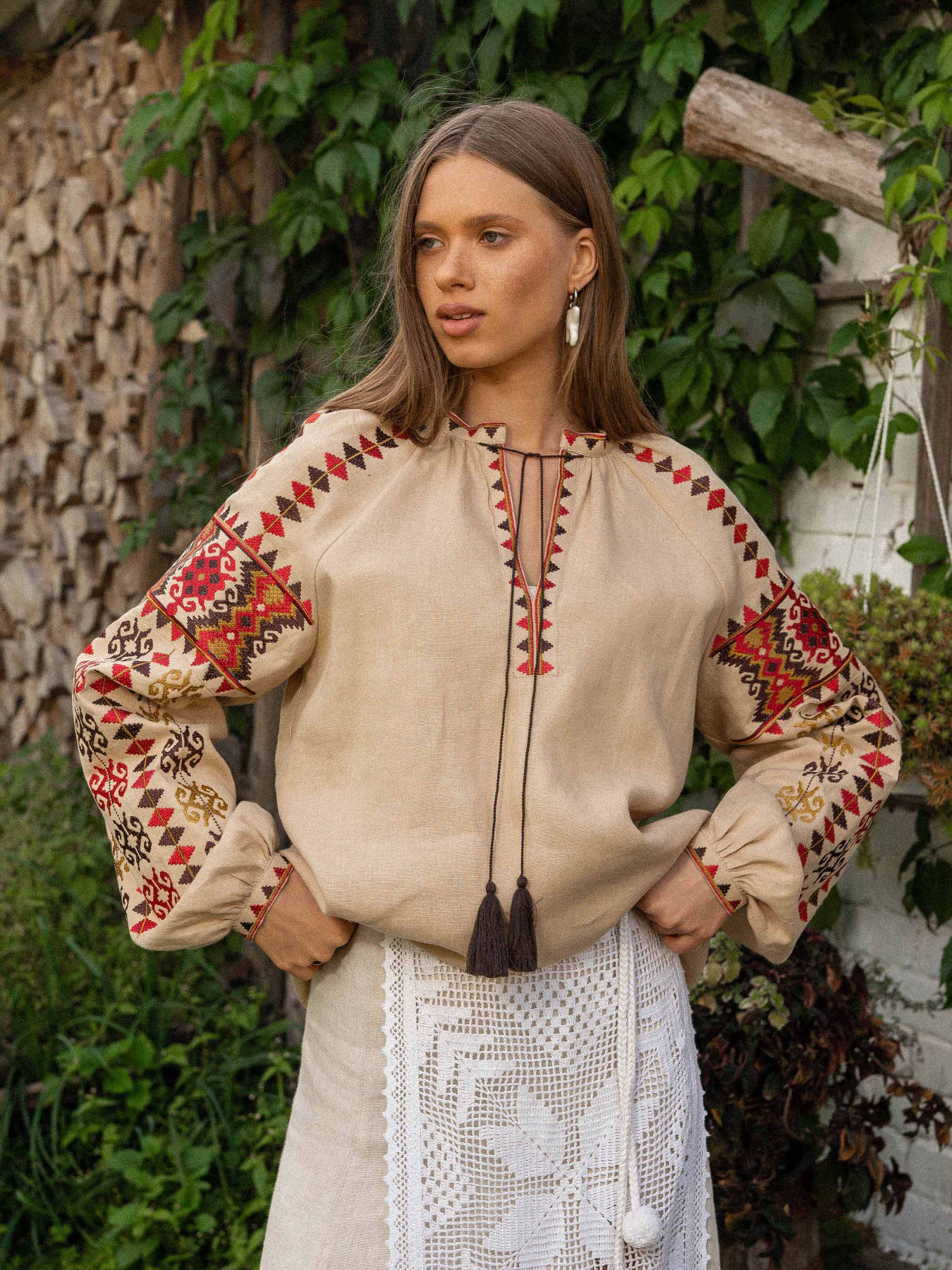 Вишита сорочка Svarga модель SV-FB00666-1111-10042 Фото