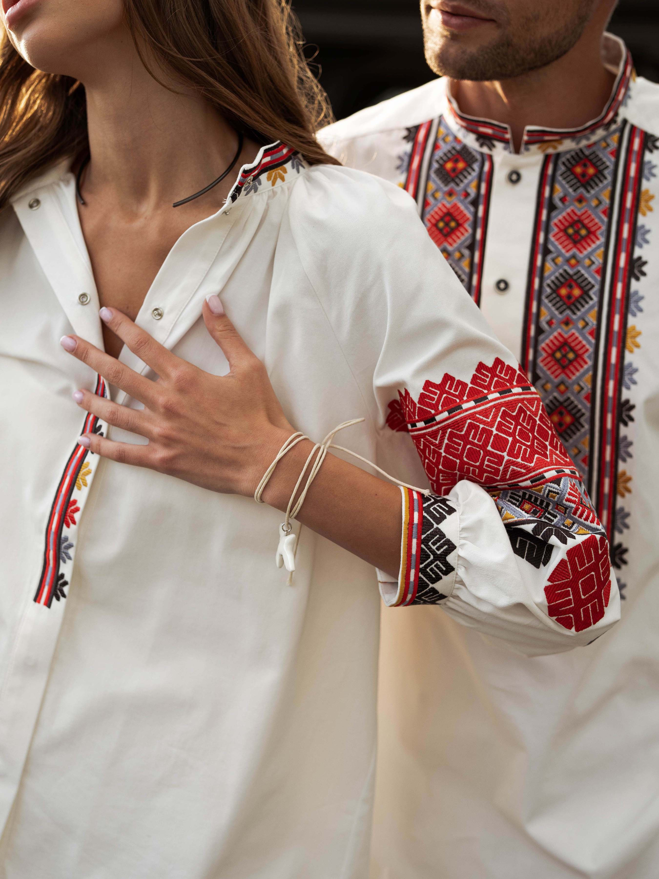 Вышитая рубашка Svarga модель SV-FB00634-1185-10001 Фото