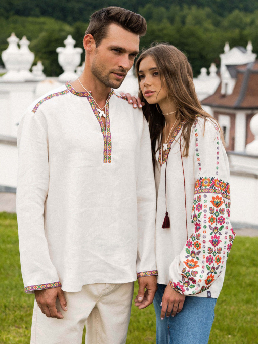 Вишита сорочка Svarga модель SV-FB00636-1111-10017 Фото
