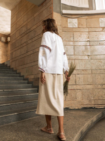 Вышитая рубашка Svarga модель SV-FB00640-1111-10001 Фото