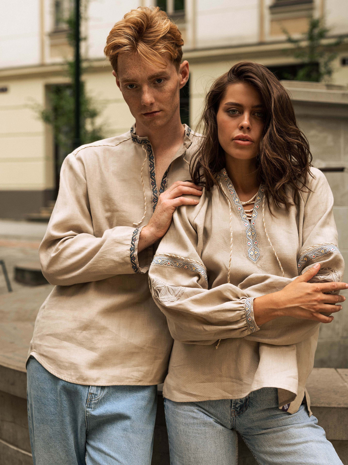 Вышитая рубашка Svarga модель SV-FB00641-1111-10016 Фото