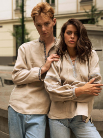 Вышитая рубашка Svarga модель SV-FB00641-1111-10016 Фото