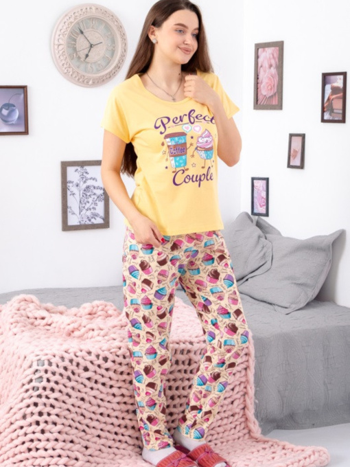 Піжама Носи своє модель 8071-002-33-tstechka-svtlo-psochnij Фото