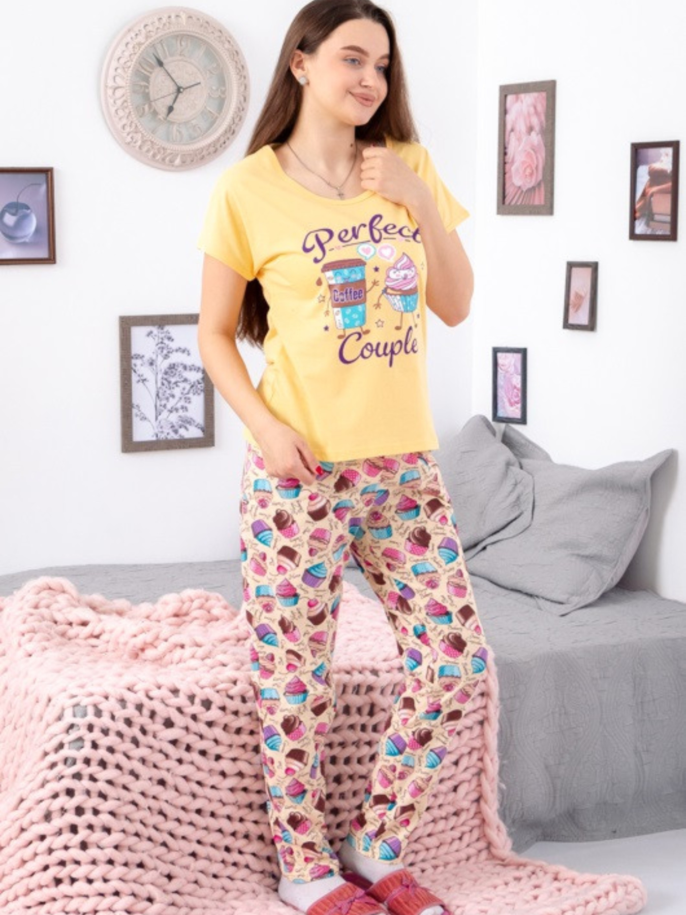 Піжама Носи своє модель 8071-002-33-tstechka-svtlo-psochnij Фото