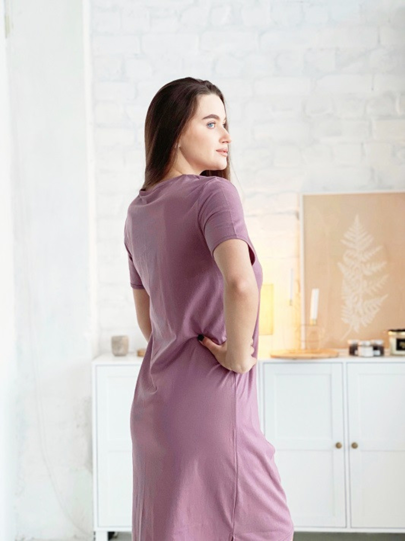 Нічна сорочка Носи своє модель 8178-001-33-1-popelqstij-buzok Фото