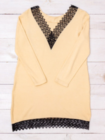 Платье мини Носи своє модель 8261-073-bezh Фото