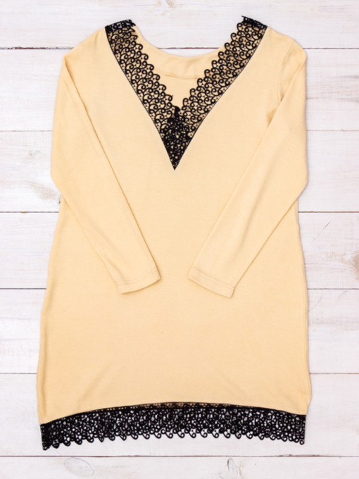 Платье мини Носи своє модель 8261-073-bezh Фото