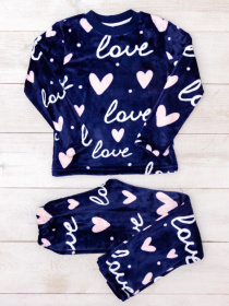Пижама Носи своє модель 6079-035-2-1-love-chornilxno-sinj Фото