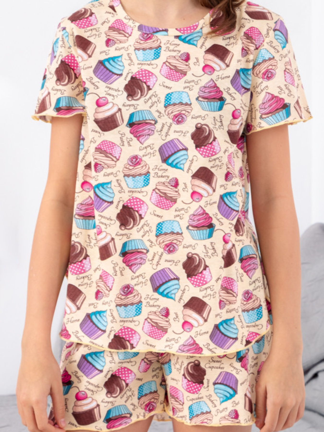 Пижама Носи своє модель 6372-002-tstechka-svtlo-psochnij Пижама Носи своє модель 6372-002-tstechka-svtlo-psochnij Фото