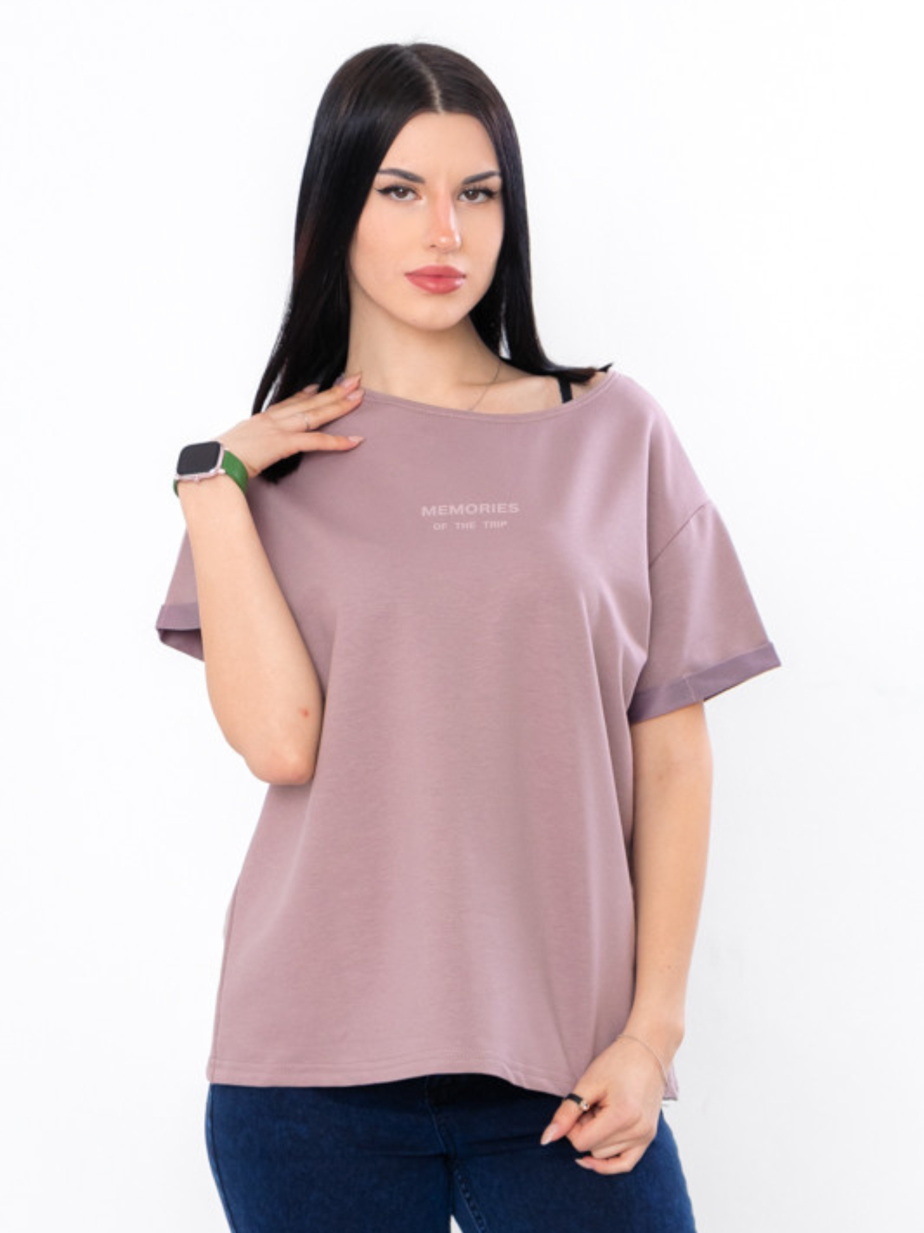 Футболка Носи своє модель 8127-057-33-1-popelqsta-lavanda Фото