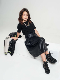 Спідниця міді Alnest модель ALN 060 Фото