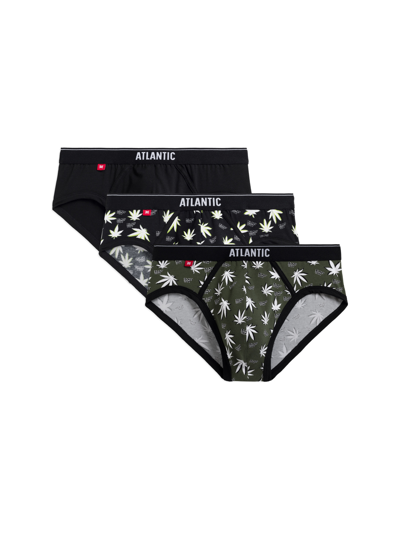 Набір трусів Atlantic модель 3MP-160_KHA_CZA_CZA Фото