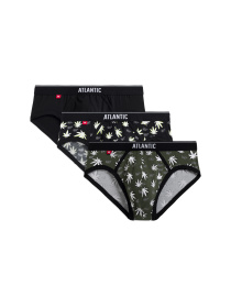 Набір трусів Atlantic модель 3MP-160_KHA_CZA_CZA Набір трусів Atlantic модель 3MP-160_KHA_CZA_CZA Фото