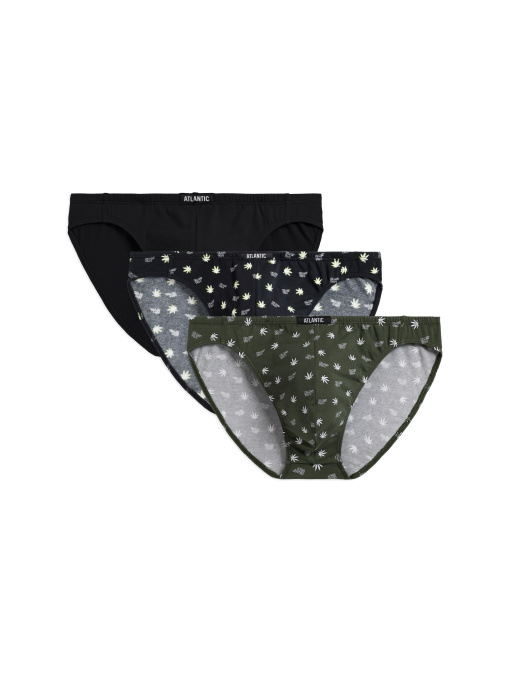 Набор трусов Atlantic модель 3MP-170_KHA_CZA_CZA Фото