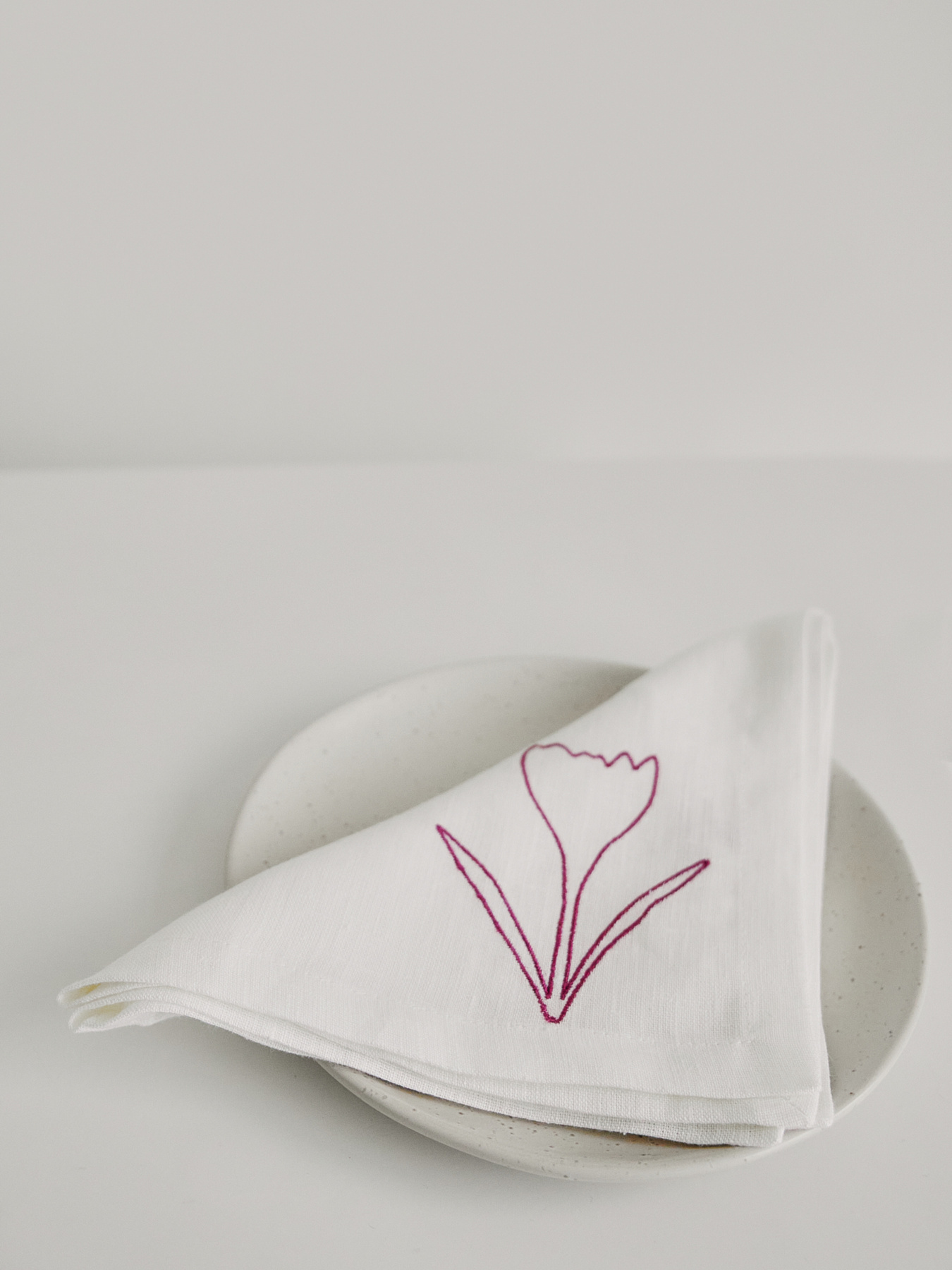 Набір з 2-х столових серветок з льону з машинною вишивкою "Шафран Гейфелів" GNIZDO модель LTNMESHFUC-002 Набір з 2-х столових серветок з льону з машинною вишивкою "Шафран Гейфелів" GNIZDO модель LTNMESHFUC-002 Фото