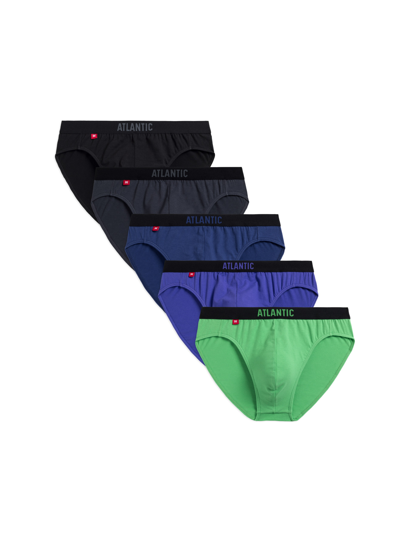 Набір трусів Atlantic модель 5SMP-004_CZA_FIO_ZIE_NIEC_GRF Фото