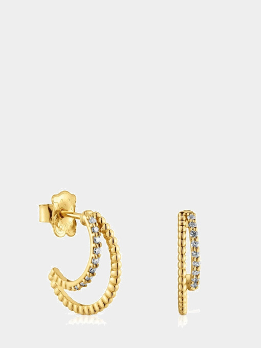 Серьги-кольца TOUS модель 1004130000 Фото