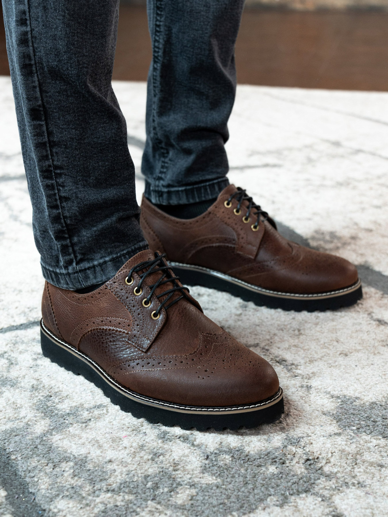 Броги Legessy модель ONYX_CHOKOLATE_ Фото