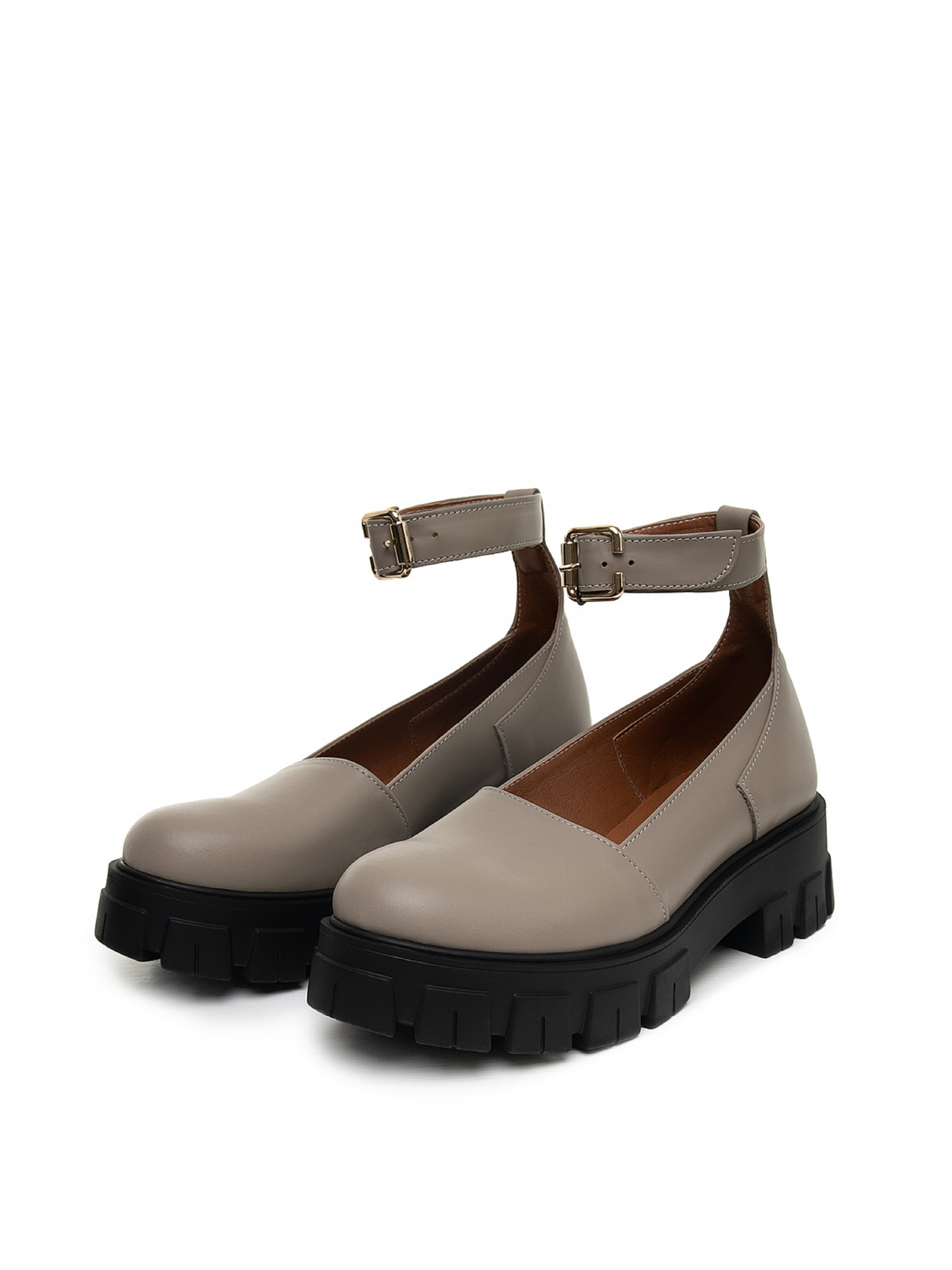 Туфли ISSA Plus модель OB2-172_бежевый Фото