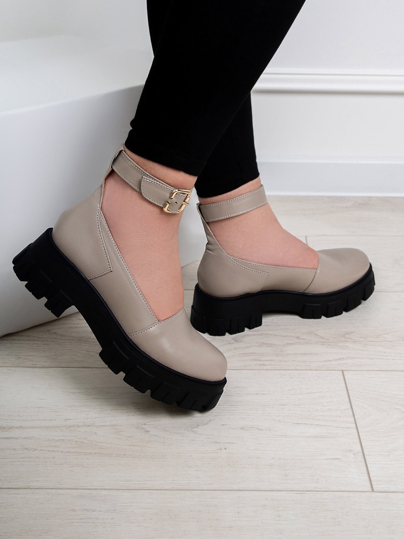 Туфли ISSA Plus модель OB2-172_бежевый Фото