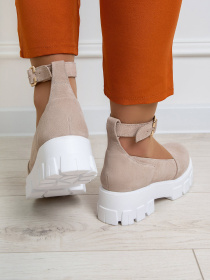 Туфлі ISSA Plus модель OB2-173_бежевый Фото