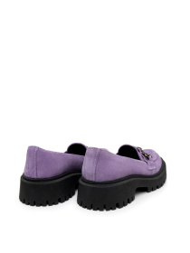 Лоферы ISSA Plus модель OB2-179_сиреневый Фото