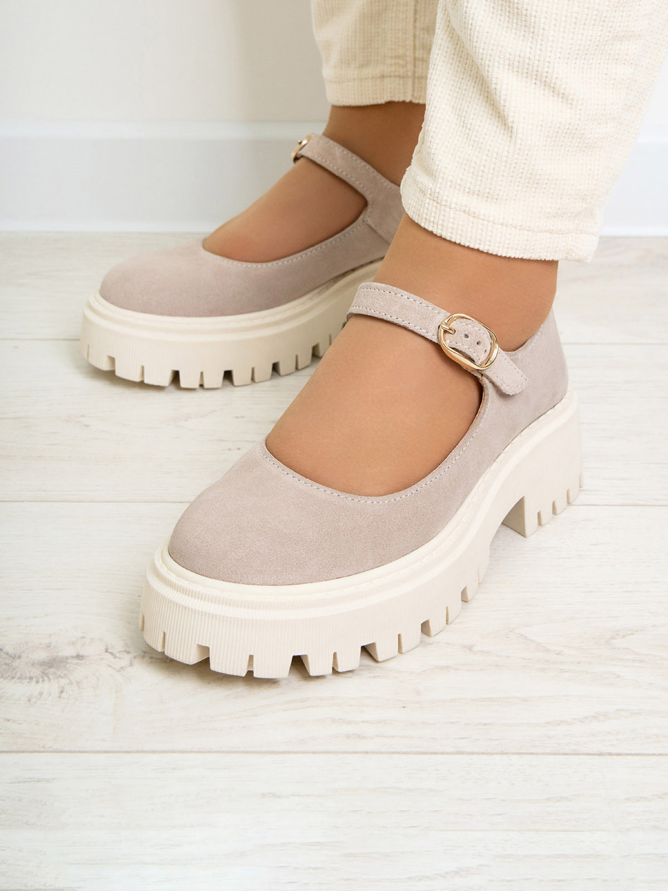 Туфли ISSA Plus модель OB2-403_бежевый Фото