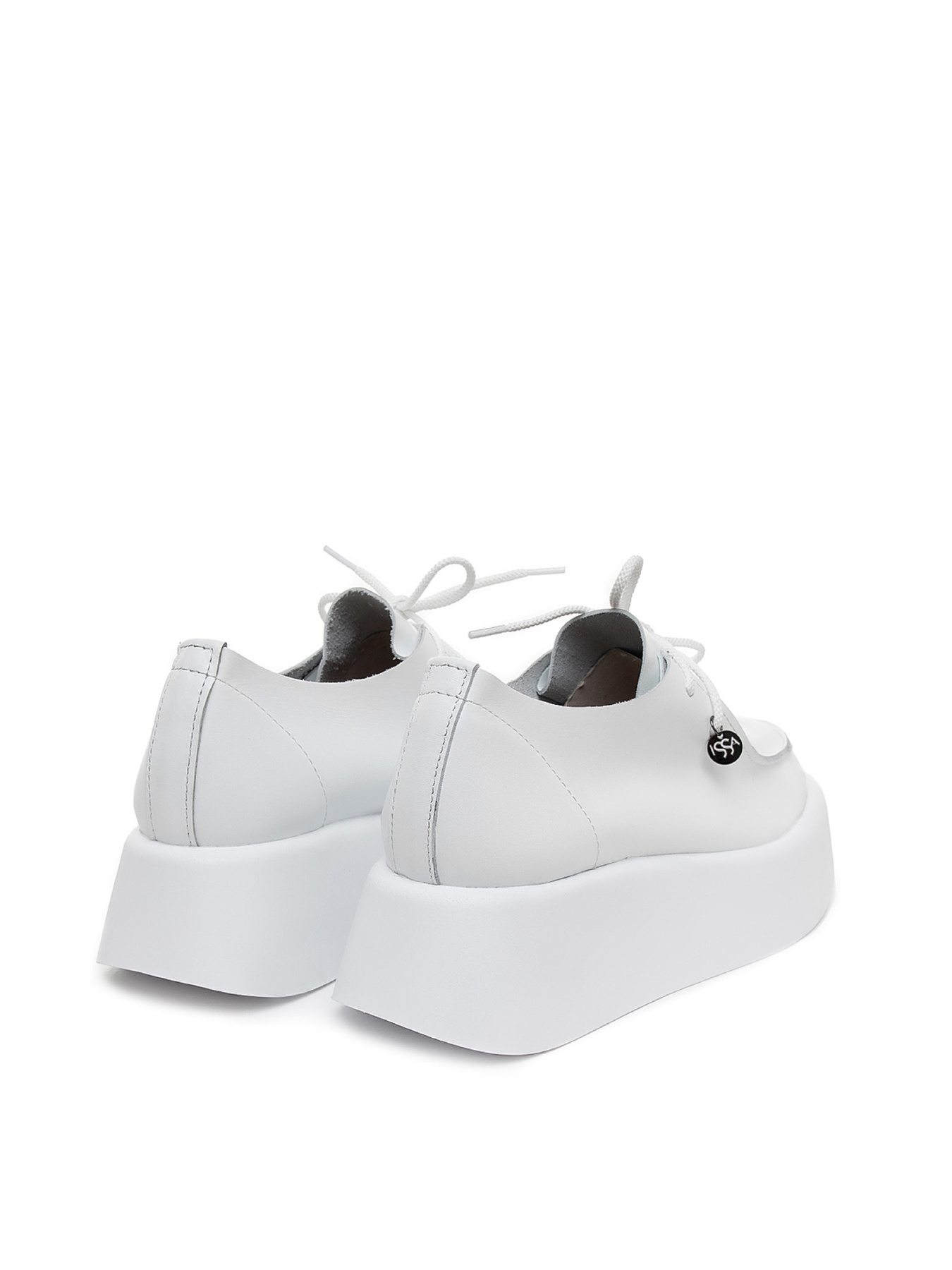 Лоферы ISSA Plus модель OB2-406_белый Фото