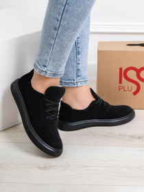 Кеди низькі ISSA Plus модель OB2-418_черный Кеди низькі ISSA Plus модель OB2-418_черный Фото