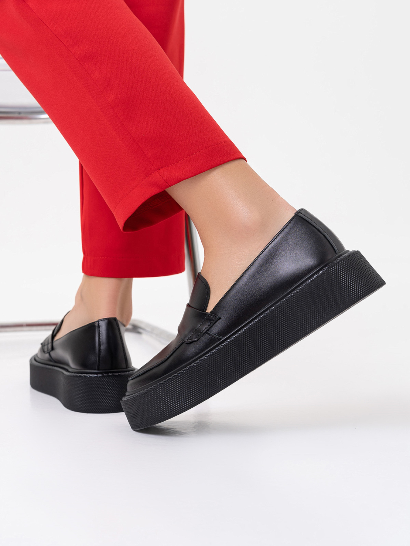 Лоферы ISSA Plus модель OB2-404_черный Фото