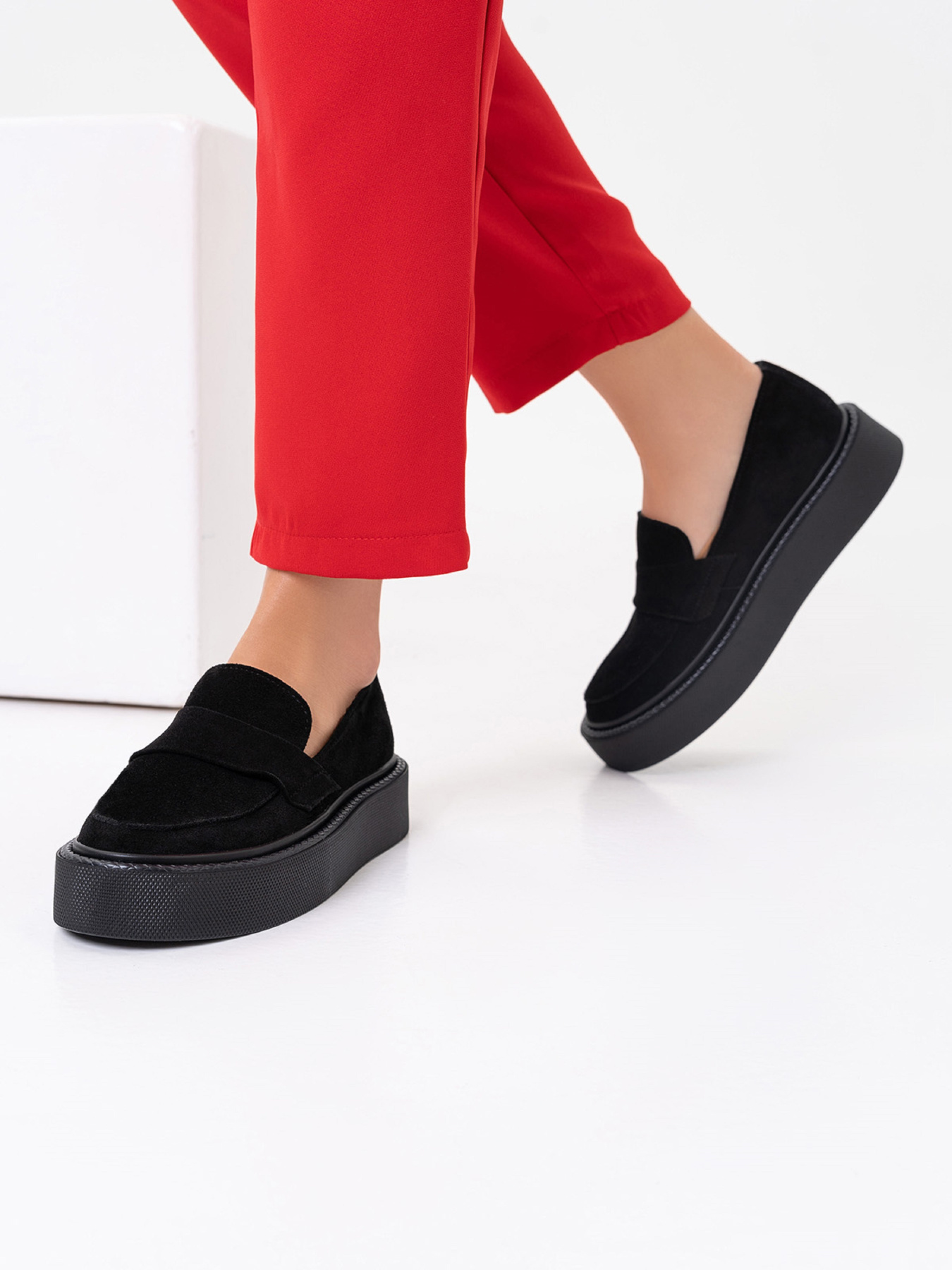 Лоферы ISSA Plus модель OB2-405_черный Фото